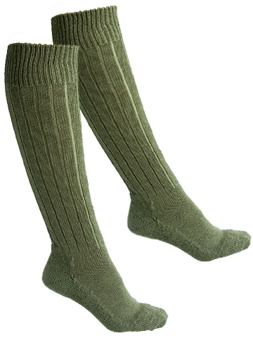 Bundeswehr Kälteschutzsocken, 70 % Schafswolle, Plüschsohle